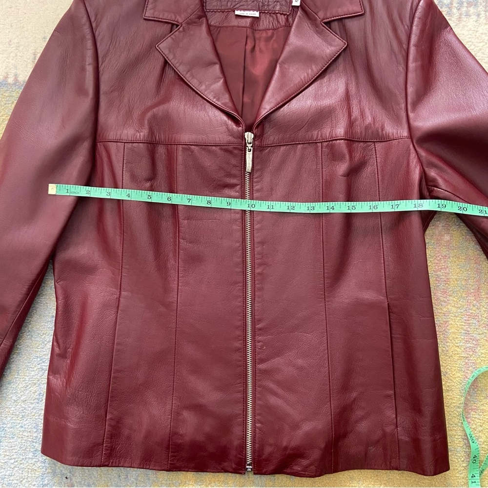 Vintage Tribal Red Leather Jacket - Picture 12 of 12